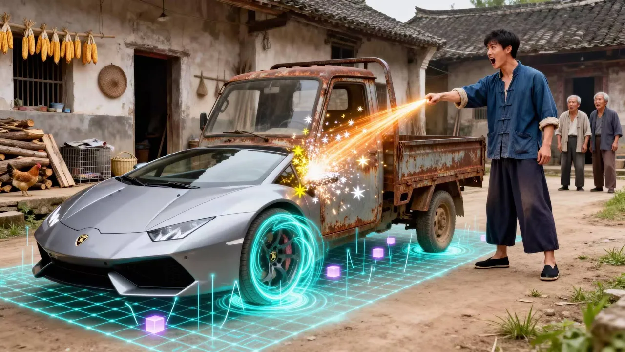 Despised delivery man awakens power to copy everything; turns stone into gold and changes his des... poster
