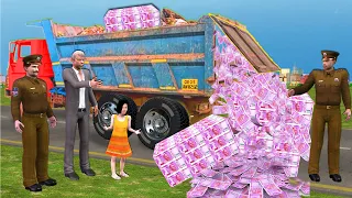Dump Truck Money Thief Comedy Video Police Thief Hindi Kahaniya Hindi Moral Stories Funny Video