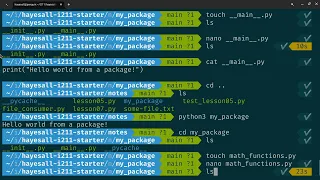 Python Modules Libraries and Packaging - i211su2024