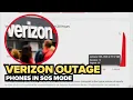 Verizon outage iPhones in SOS mode nationwide