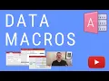Data Macros in Microsoft Access