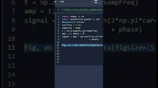 How to Generate a Sin Wave Using Python in 60 Seconds