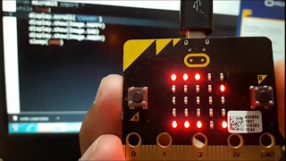 Display Your name on MICRO BIT using micro python