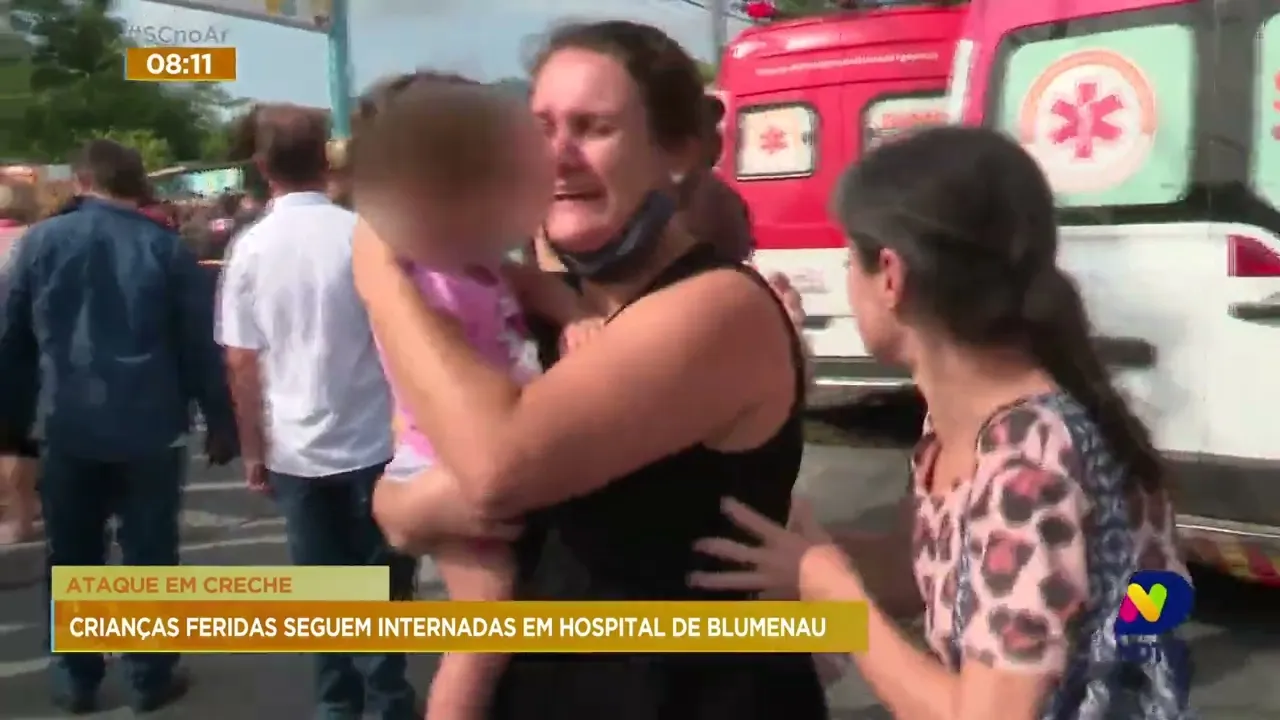 Velório das vítimas do atentado em creche de Blumenau acontece na manhã desta quinta-feira