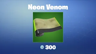 Neon Venom Fortnite Wrap
