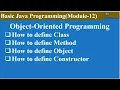 Method in Java Module-12