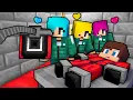 Download Lagu JJ Squid Game without Mask got Love Trapped by Yellow Blue Pink Girls - Maizen Minecraft Animation