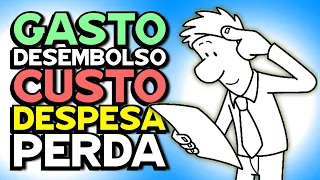 Diferença entre GASTO, DESEMBOLSO, CUSTO, DESPESA e PERDA