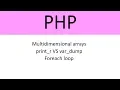 Multidimensional arrays - print