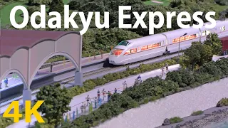 箱根駅伝ジオラマ 箱根登山鉄道 スイッチバック 小田急ミュージアム 巨大ジオラマ 鉄道模型 HOゲージ ミニチュア ワールド Miniature World 