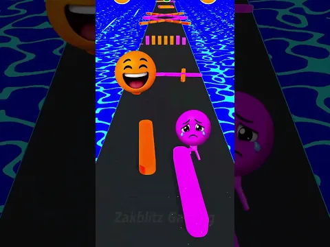 🩷 Pink stickman VS 🟠 Orange stickman Best Race let's enjoy the game #youtubeshorts #gaming #shorts