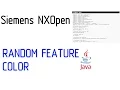 NXOpen JAVA Paint all the part feature with a random color