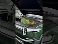 The Rivian R1S Frunk for groceries