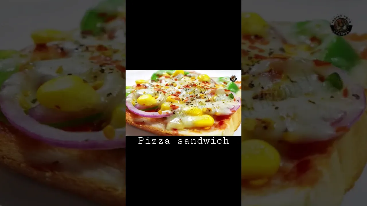 Pizza Sandwich recipe-Instant Bread Pizza-Kidz special Pizza Sandwich