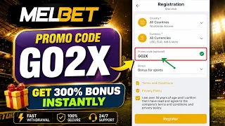 How to Create a Melbet Account with a Promo Code : GO2X (Step-by-Step Guide)