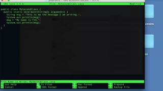 Java03 Writing Your Second Java Application