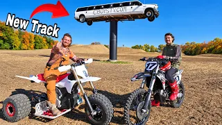 Exploring My Friends New Dirt Bike Track!