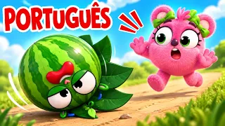A Melancia Está Crescendo na Minha Barriga? 🍉 | Brinquedos Não São Comida!