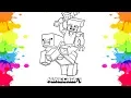 MINECRAFT COLORING PAGES FOR KIDS