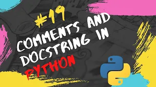 Python Tutorial for Beginners Comments And Doc-String in Python