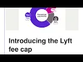 Now the Lyft fee is capped at 30 each month It gets more and more confusing