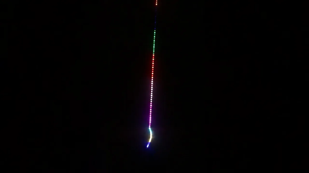 10 x USB Powered 10M Dream Chasing Led Flagpole Light String, Remote, Button or App Controlled Wholesale