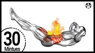 ٣٠ دقيقة نعدك ببطن مشدود ١٠٠ 