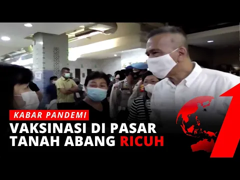 Jumlah Pedagang Tanah Abang yang Ingin Ikut Vaksinasi Membludak