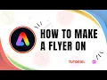 How to make a flyer on Adobe Express
