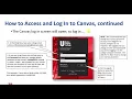 How to Access and Log Into Canvas