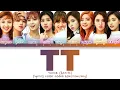 TWICE - TT Lyrics Color Coded