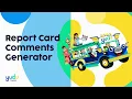Report Card Comments Generator