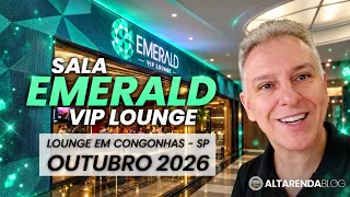 💳SALA VIP EMERALD BY ADVT CONGONHAS! ANTES DO EMBARQUE COM SEU DRAGON PASS,  LOUNGE EXCLUSIVO