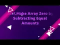 Make Array Zero by Subtracting Equal Amounts Leetcode 2357 Java solution Explanation in Hindi