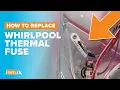 Dryer Not Heating How to replace Thermal Fuse part WP3392519 Whirlpool Kenmore Amana Dryer