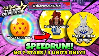 SOLO Otherworld Raid No 7-Stars 4 Units Only All Star Tower Defense Roblox OG ASTD