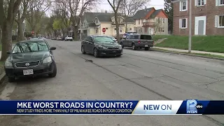 Milwaukee ranked for worst road conditions in the country