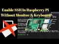 Enable SSH In Raspberry Pi Without A Monitor Keyboard