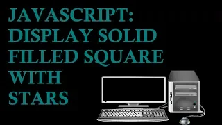 JavaScript Displaying Solid Filled Square with Stars