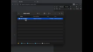 JavaScript - Hello World Run the code