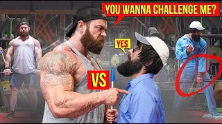 JANITOR vs THE BIGGEST GUYS IN THE GYM. They Didn’t Expect THAT