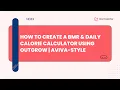 Interactive BMR Calculator Create a BMR Daily Calorie Calculator Aviva Style