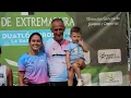 Juan Antonio Parra and Carmen Lamoneda winners of the 6th Jerez de los Caballeros La Bazana Duathlon