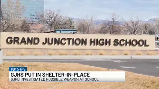 Police investigate reports of a gun at Grand Junction High School