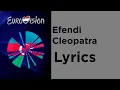 Download Lagu Efendi - Cleopatra (Lyrics) Azerbaijan 🇦🇿 Eurovision 2020