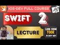 Swift Programming Lecture 2 - Whole Numbers and Integers Explained