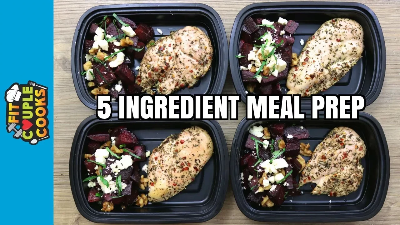 How to Meal Prep - Ep. 75 - Roast Chicken and Beet Salad ($3 Each/4 Meals)