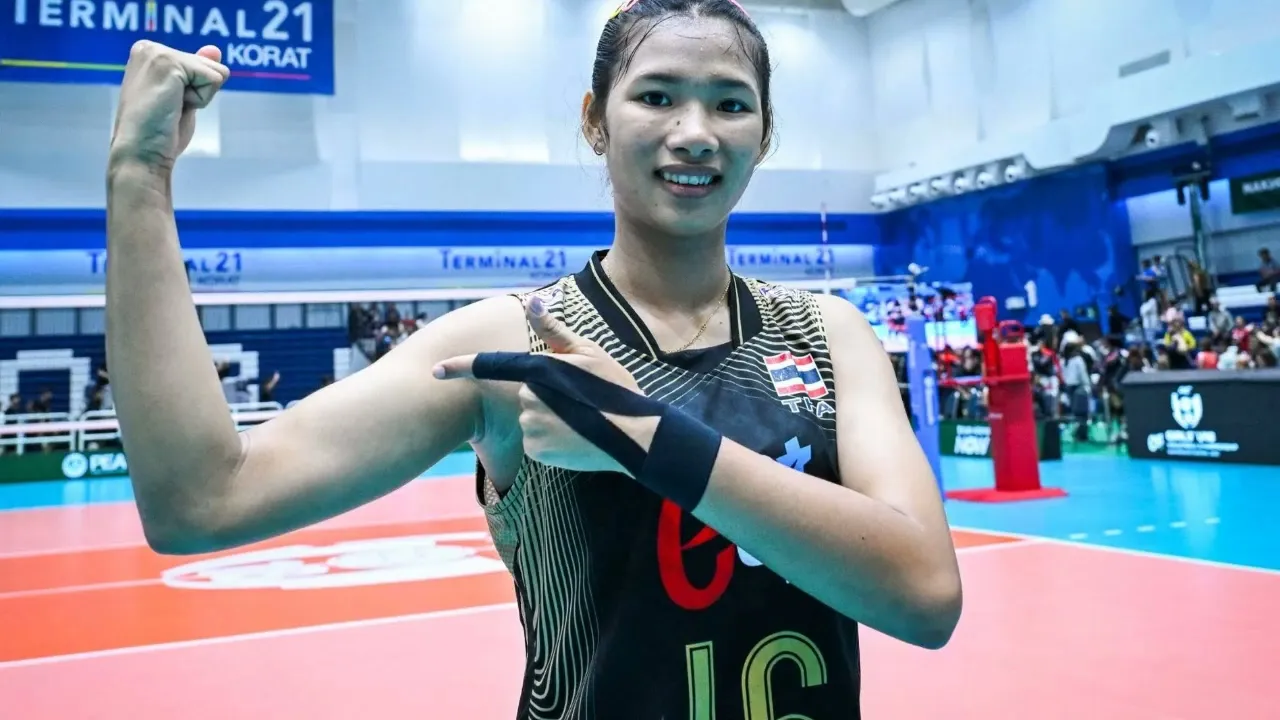 ใบเตย ณัฐชยา ปล่อยของ ทำ 26 แต้ม ทุบ Hanoi ที่เอาสำรองลงในวอลเลย์บอลลีกเวียดนาม