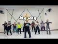Lagu My way || Amayda || zumba dance || Damla || zin ifah