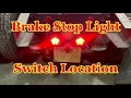 New Freightliner Cascadia location Brake Stop light Switch